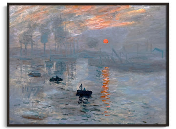 Inspiration Impression soleil levant Monet - peinture à l'huile